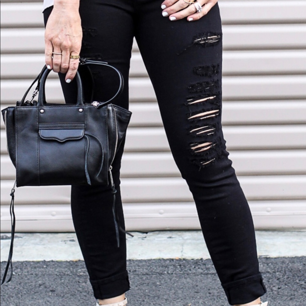 Rebecca Minkoff Avery black crossbody